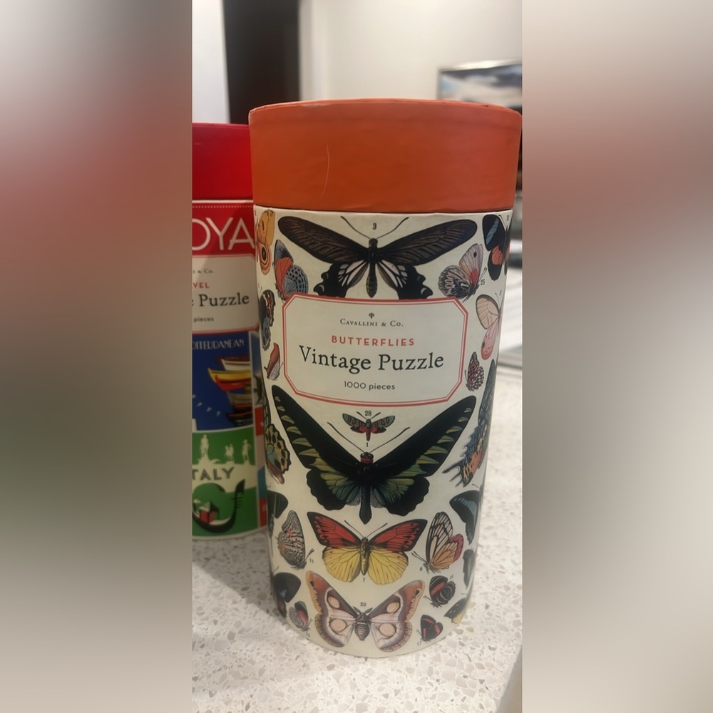 Cavallini & Co vintage butterfly puzzle